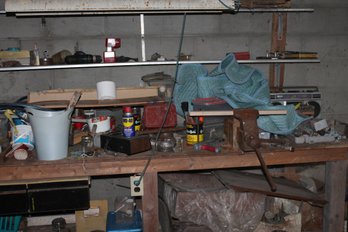 200 ~ Large Bench Contents Lot, Take What You Want