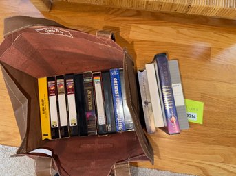 014 - ASSORTED VHS & BOOK COLLECTION??