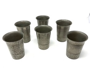 Pewter Beaker Drinking Cups