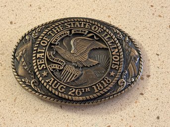 Vintage Belt Buckle From Tony Lama's State Series