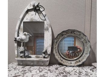 Nautical Mirror And Ceramic Round Mirror