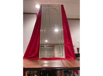 Wall Mirror With Gold Accents