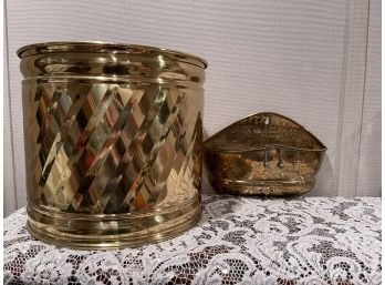 Brass Planter And Hang Planter
