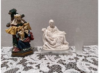 Various Porcelain And Glass Figurines
