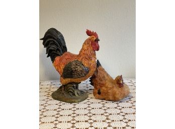 Rooster And Chicken Decor