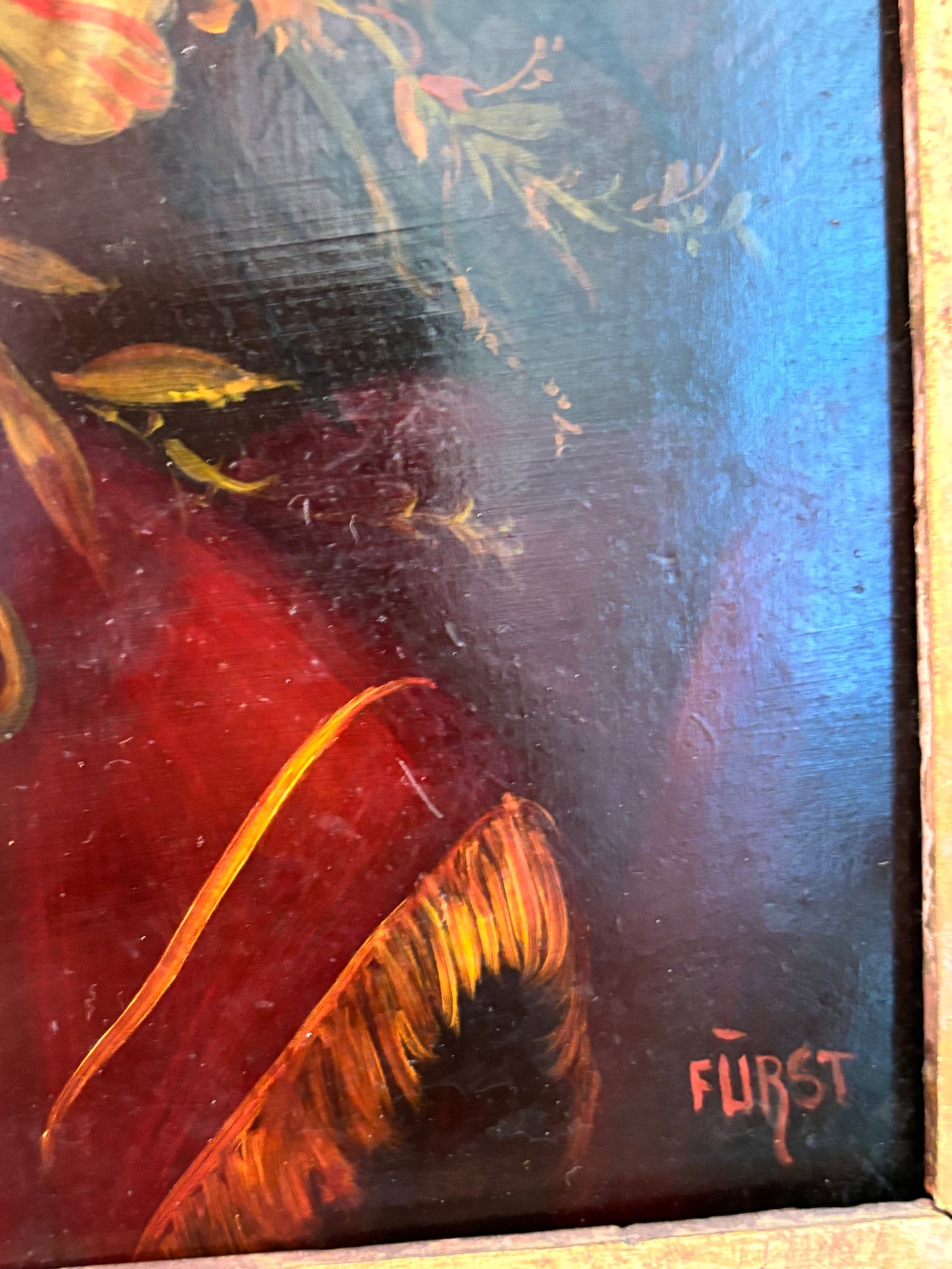 Original Joseph Furst Floral Still Life Painting #13784 | Auctionninja.com