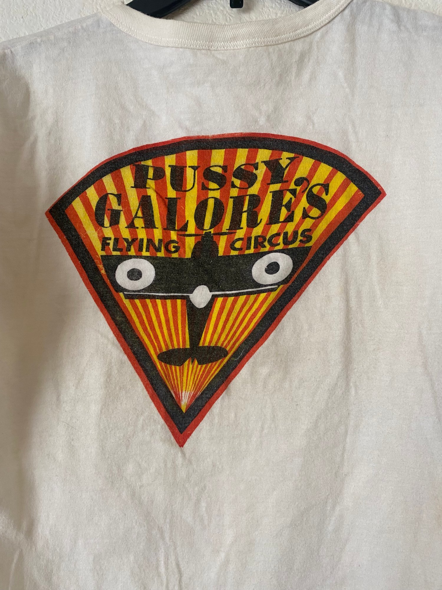 Vintage 1960's Pussy Galore's Flying Circus James Bond T-shirt