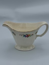 Vintage/antique White Porcelain Floral Creamer
