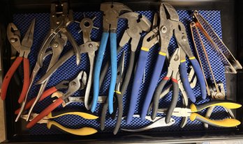 Assortment Of Pliers And Punches