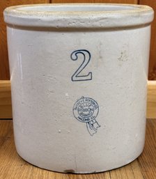 Buckeye Pottery Co #2 Two Gallon Crock