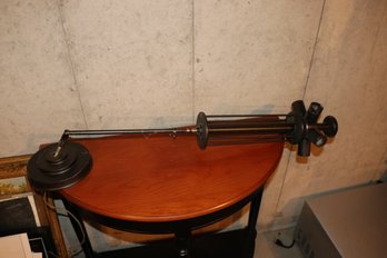 Vintage Industrial Multi-Bulb Cylindrical Cage Spotlight Fixture