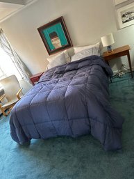 Queen Bed Frame And Mattress. No Comforter