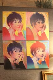Peter Max "Portrait Of Mary Tyler Moore" Print