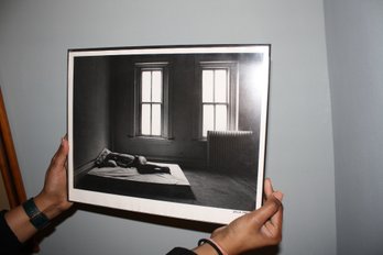 UPDATED Wick Taylor Signed Original B&W Photography Print Naked MAN On Bed And One Of Naked WOMAN 1 Signed