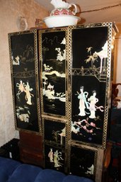 Multiple Hanging Figural Inlay Panels