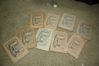Vintage Grand Opera Libretto Booklet Collection  Metropolitan Opera Programs