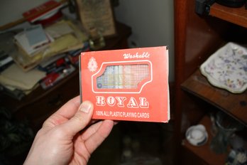 Royal Washable 100% Plastic Playing Cards By Kuo Kau Paper Products Co. Taiwan