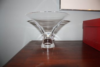 Stunning Steuben Glass Bouquet Vase Model 7985 By George Thompson Wide