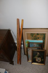 Vintage Wooden Advertising Yardsticks