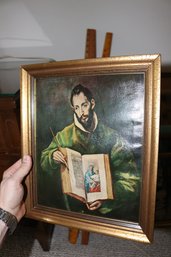 Framed Reproduction Of Saint Luke The Evangelist By El Greco