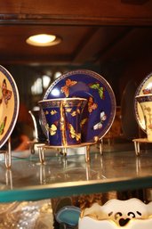 Yedi Houseware Classic Coffee & Tea Butterfly Demitasse Cup & Saucer