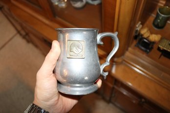 Pewter Tankard Mug With United Way Medallion