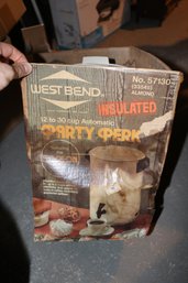 West Bend Party Perk Automatic Coffee Maker Percolator Tested Working