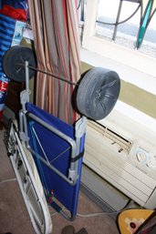 Folding Beach Chair With Wheels For Easy Transport