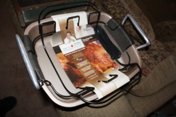 David Burke Gourmet Pro Commercial-Grade Roasting Pan With Rack