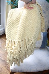 Home Soft Things Reversible Tweed Throw Blanket