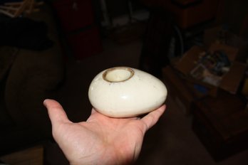 Studio Pottery H H Stoneware Tea Light Votive Holder