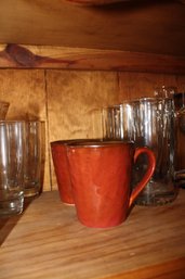 Brown Ceramic Stoneware Mugs