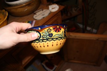 Corsica Crown Jewel Hand-Painted Fruit/Dessert Bowl