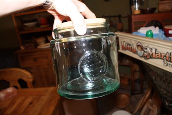 San Miguel Recycled Glass Storage Jar