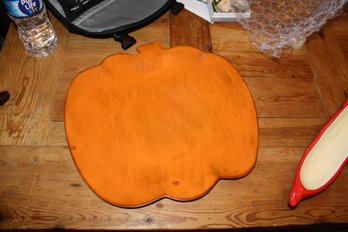 Pier 1 Imports Decorative Pumpkin-Shaped Plate