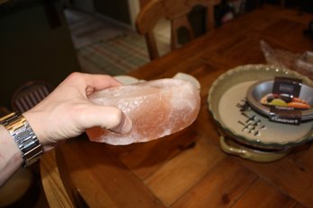 Himalayan Salt Double Tealight Candle Holder