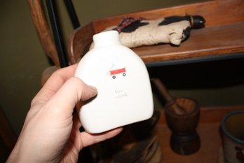 Beth Mueller Pottery White Ceramic Vase