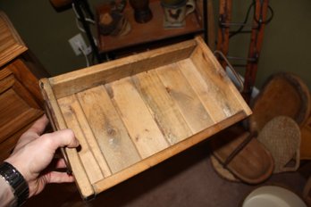 Vintage Rustic Wooden Storage Box