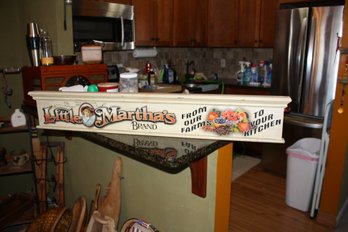Little Marthas Brand Farm Produce Decorative Sign 40 Inches