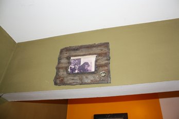 Rustic Handmade Corrugated Metal Picture Frame With Decorative Detail