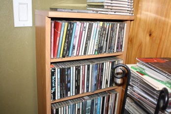 Slim Wooden Multimedia Tower Storage Unit. NO CDS