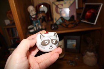 Buzzy Ceramic Characters Remy Raccoon Small Pot