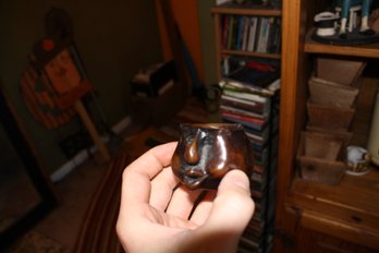 Thai-Made Pottery Face Mug