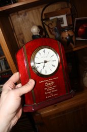 2014 Suffolk County Water Authority 20-Year Service Award Desk Clock