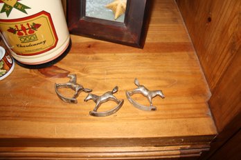 Vintage Indian Metal Rocking Horse Collectibles