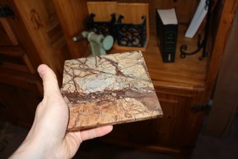 Rainforest Brown Marble Coaster