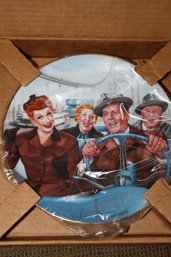 Official I Love Lucy Collector Plate  California, Here We Come By Jim Kritz (1989)