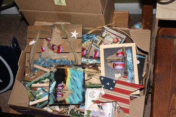 Handmade Rustic Patriotic & Nature-Themed Home Dcor Collection Signed