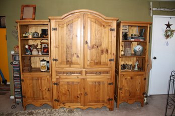 Sierra Rustic Armoire  Million Dollar Rustic, Solid Ponderosa Pine Needs TLC