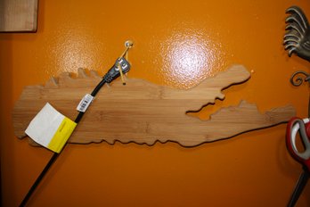 Bamboo Destination Long Island Serving & Cutting Board  Laser-Engraved Bamboo